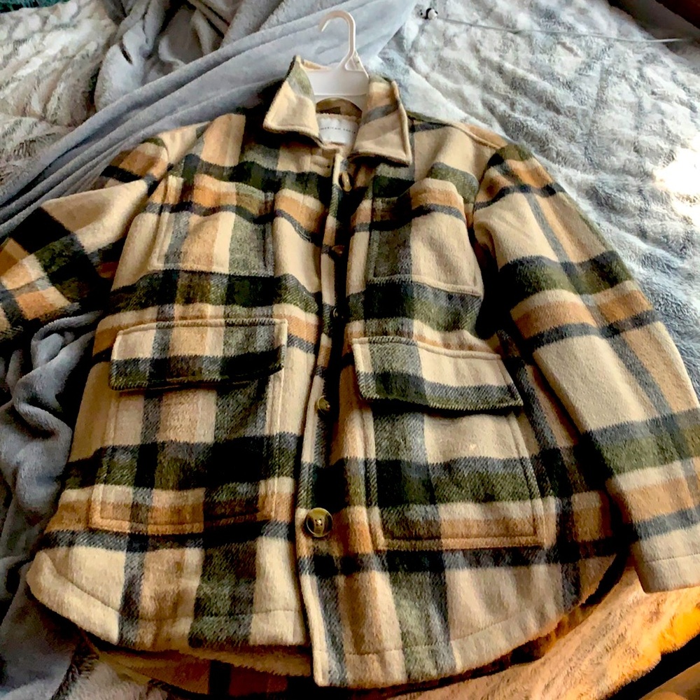 Fuzzy thick long winter jacket